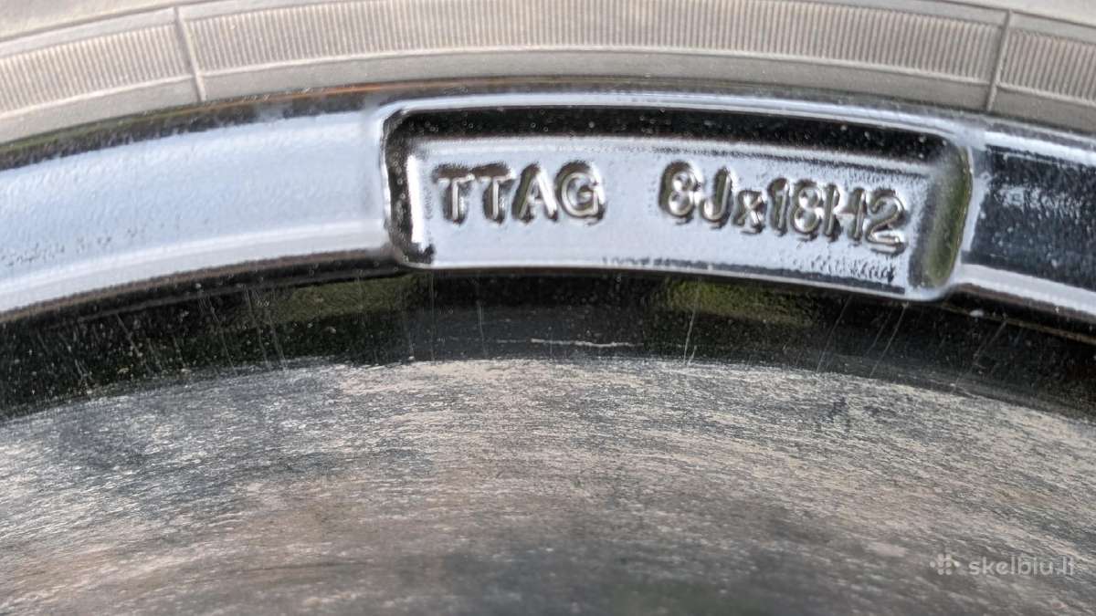 Toyota ratlankiai R18 su padangomis - nuotraukos Nr. 4