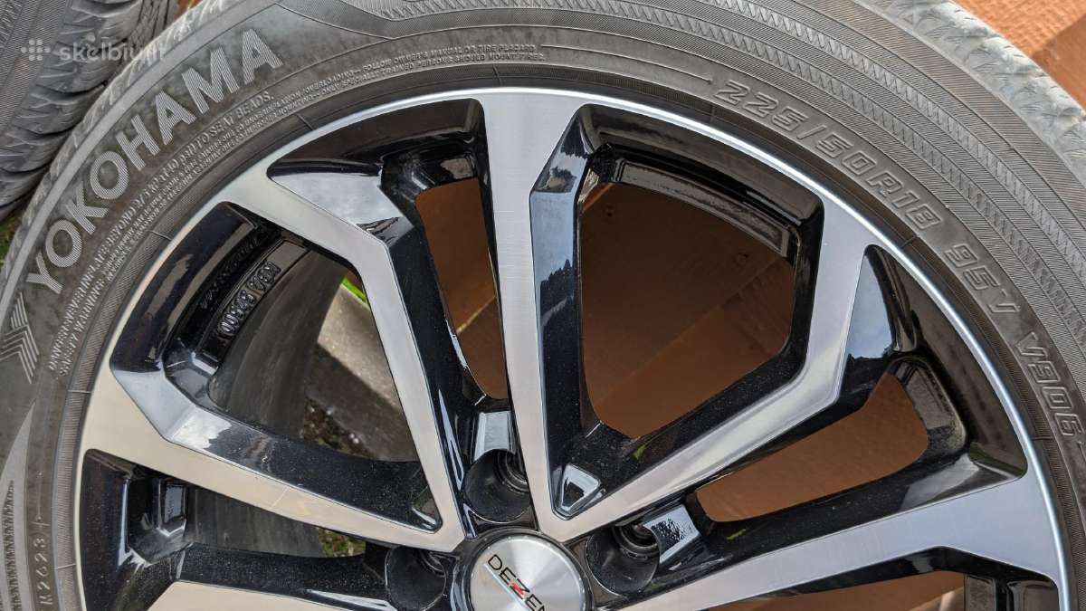 Toyota ratlankiai R18 su padangomis - nuotraukos Nr. 7