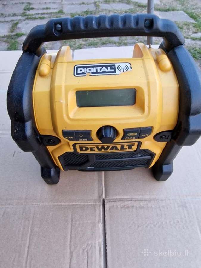 Dewalt statybine radija,aux,usb power,tvarkinga