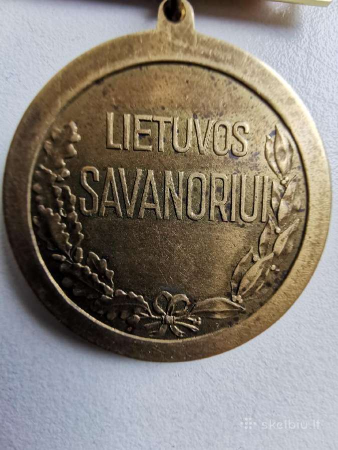 Savanorio medalis - nuotraukos Nr. 2