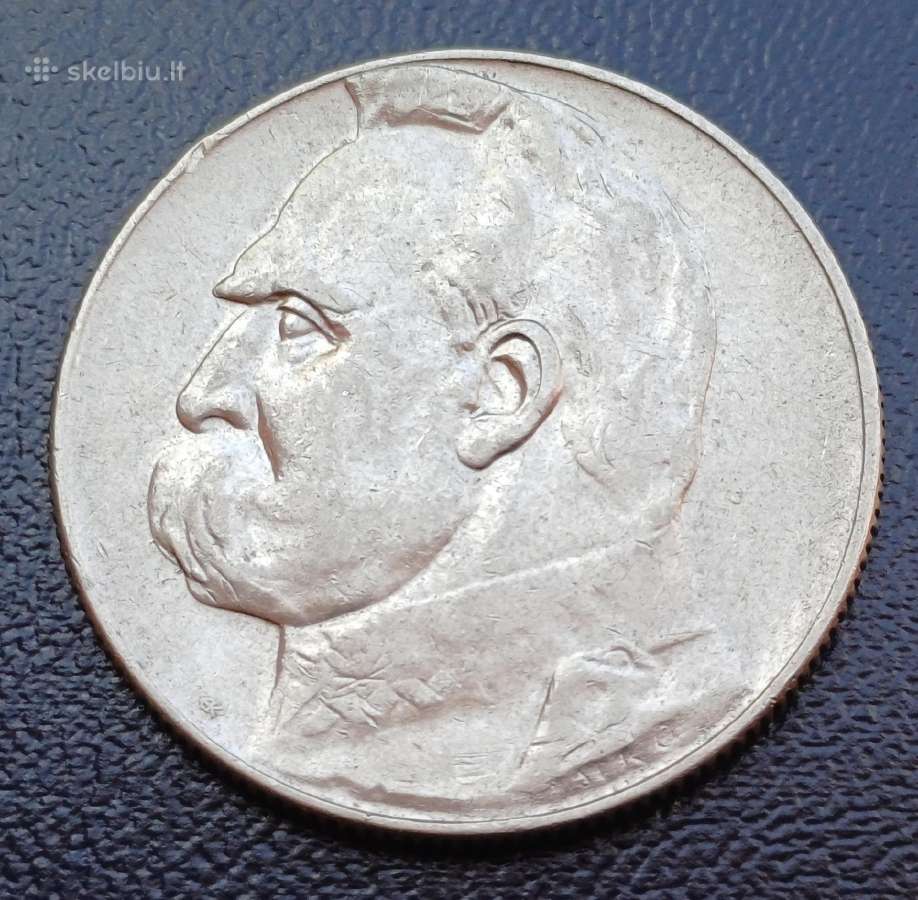 5 zlotai 1936m. Lenkija sidabras