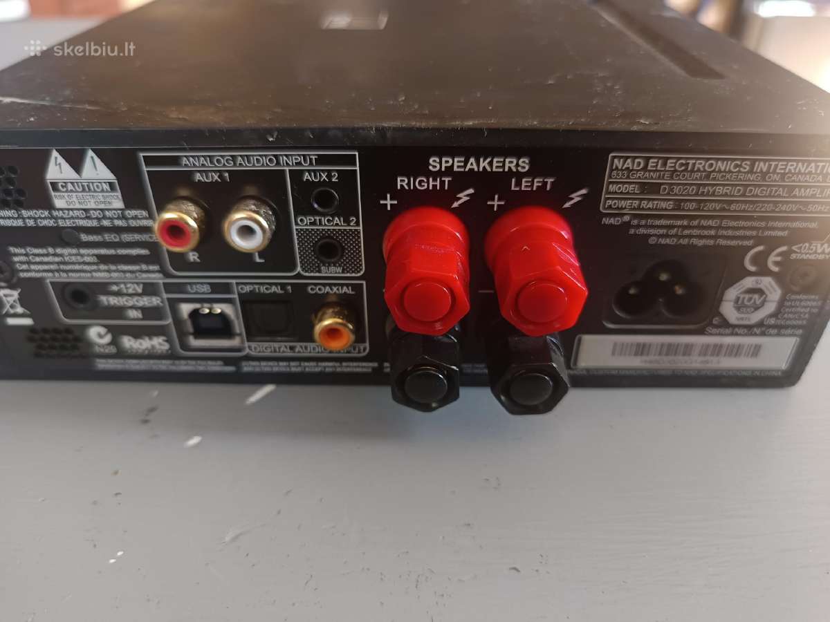 Nad stiprintuvas D3020 - nuotraukos Nr. 3