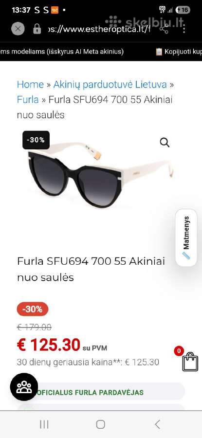Furla nauji akiniai