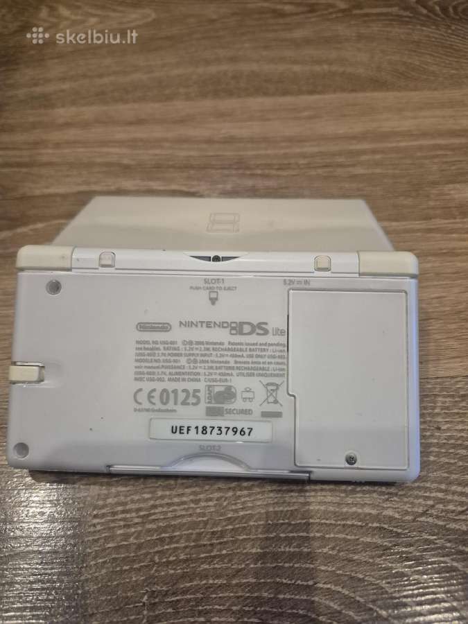 Nintendo DS Lite (Polar White) + 11 žaidimų rinkin - nuotraukos Nr. 3