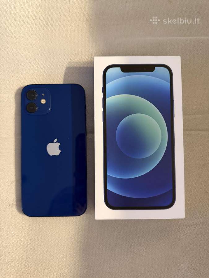 Apple iPhone 12, 128gb, mėlynas