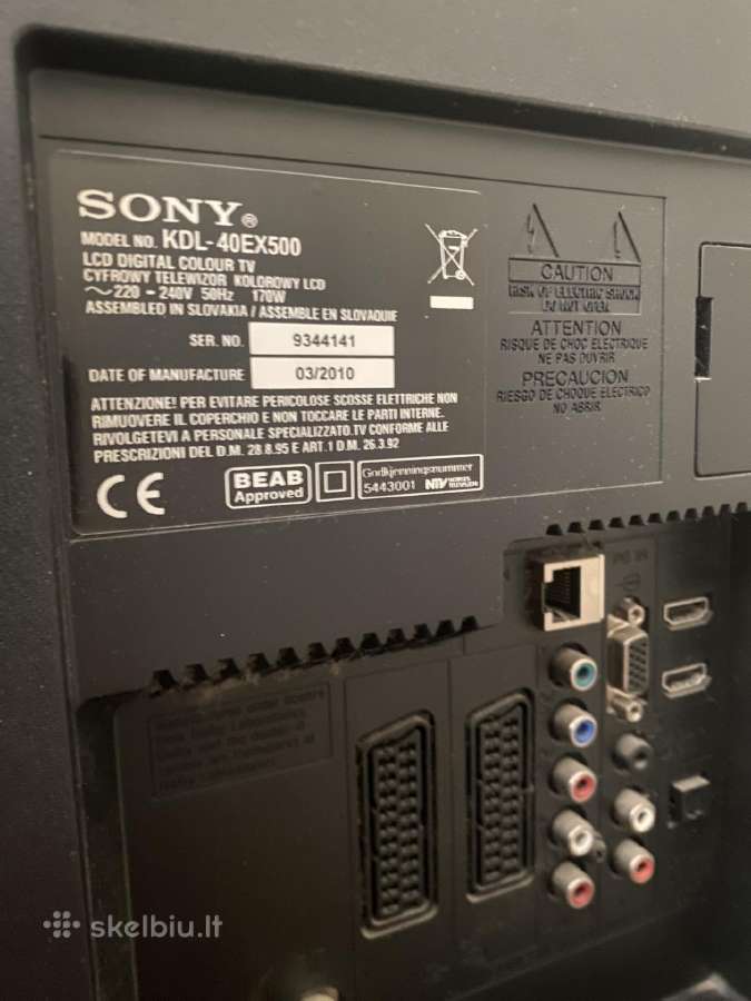 Televizorius Sony - nuotraukos Nr. 4