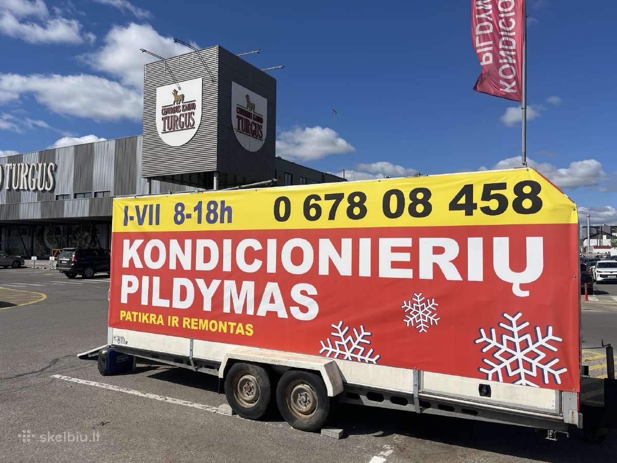 Auto kondicionieriu pildymas ac pildymas mobilus