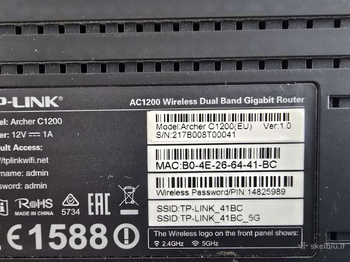 Tp-link Archer C1200 - nuotraukos Nr. 4
