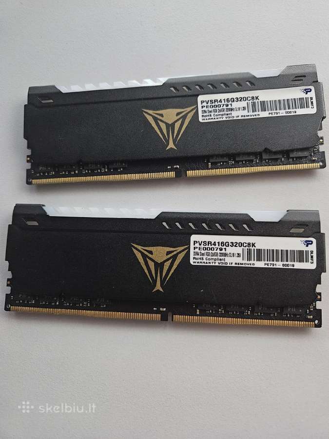 Patriot Viper Steel Pvsr416g320c8k Cl16 16gb Ddr4