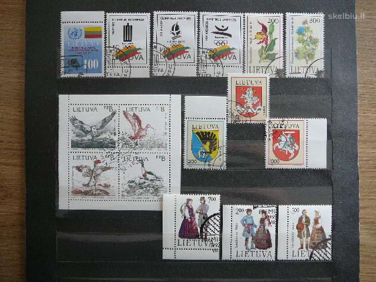 Lietuva 1992 Metinis komplektas antsp. lit1992a