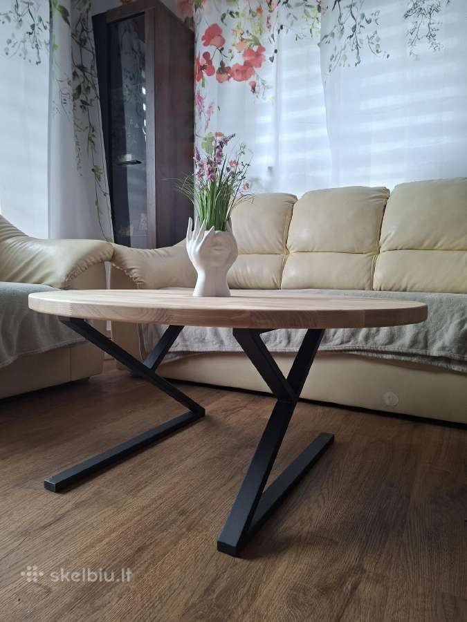 Vienetinis Uosio masyvo kavos staliukas - nuotraukos Nr. 4