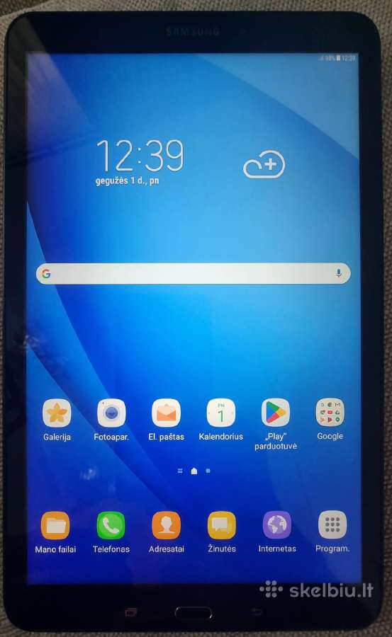 Planšetė, Samsung Galaxy 16gb