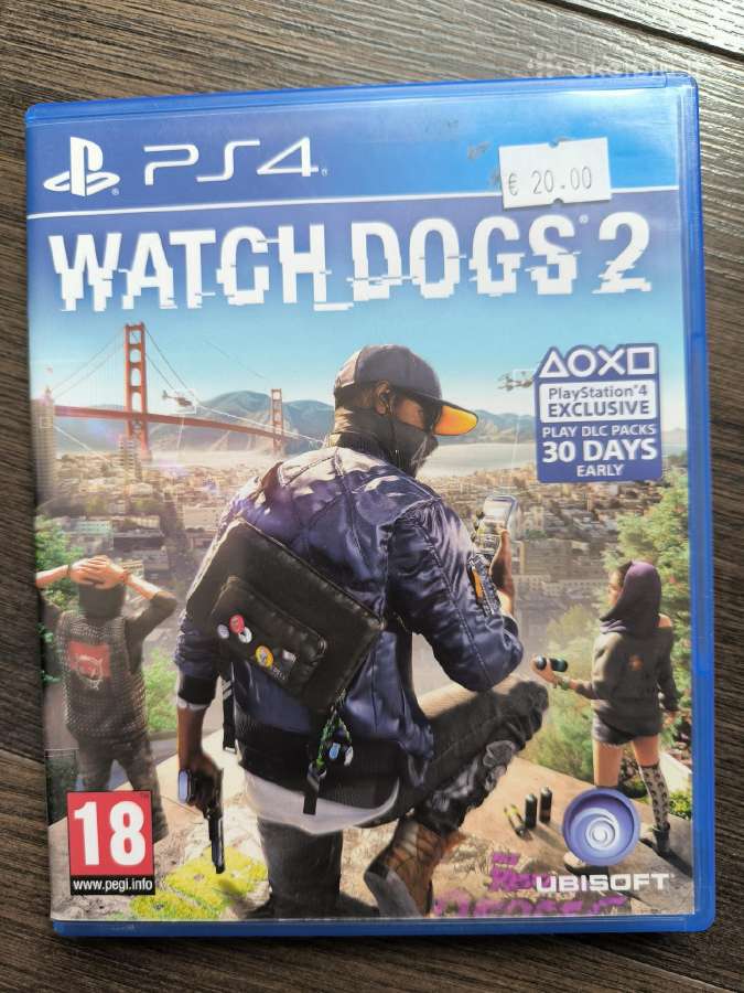 Parduodu Ps4 žaidimą Watch Dogs 2