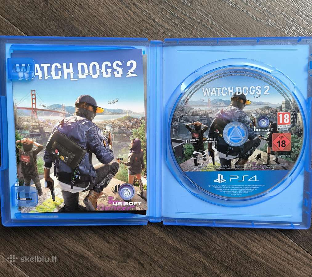 Parduodu Ps4 žaidimą Watch Dogs 2 - nuotraukos Nr. 2