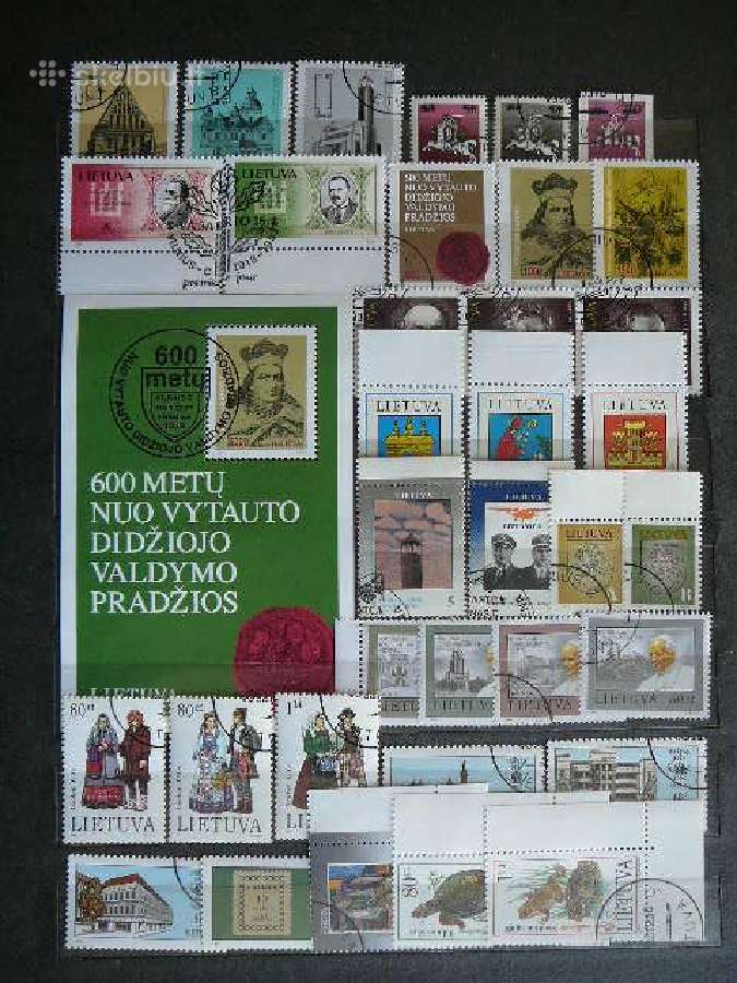 Lietuva 1993 Metinis komplektas antsp. lit1993a