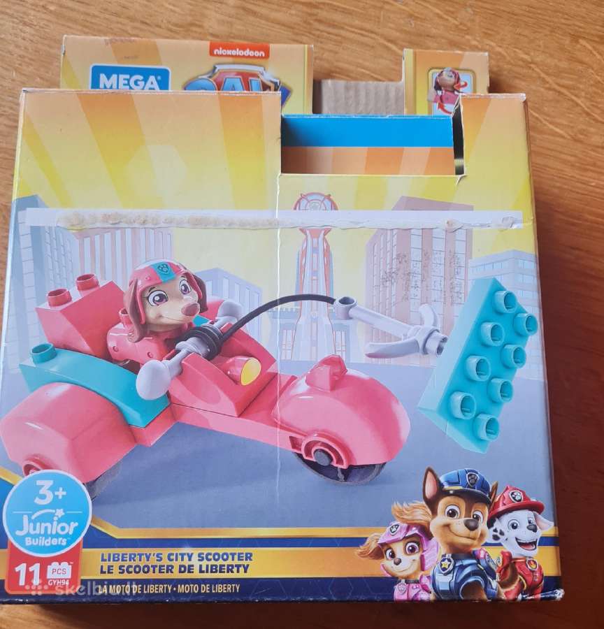 Konstruktorius motociklas Paw Patrol