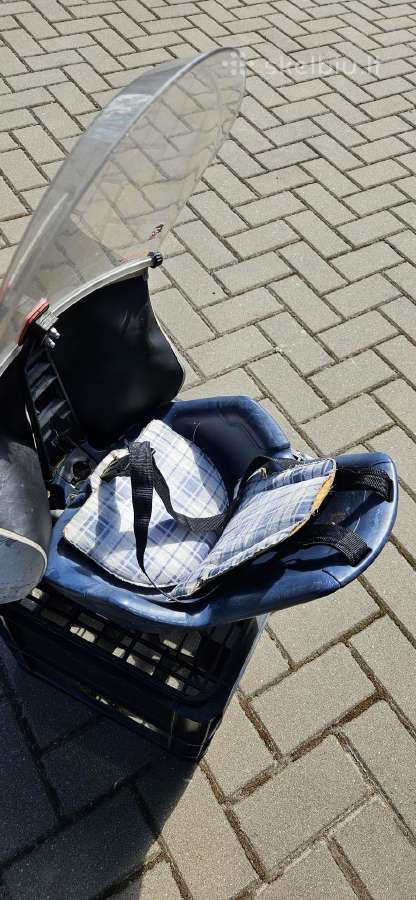 Dviračio kėdutė Bobike su vėjastikliu - nuotraukos Nr. 3