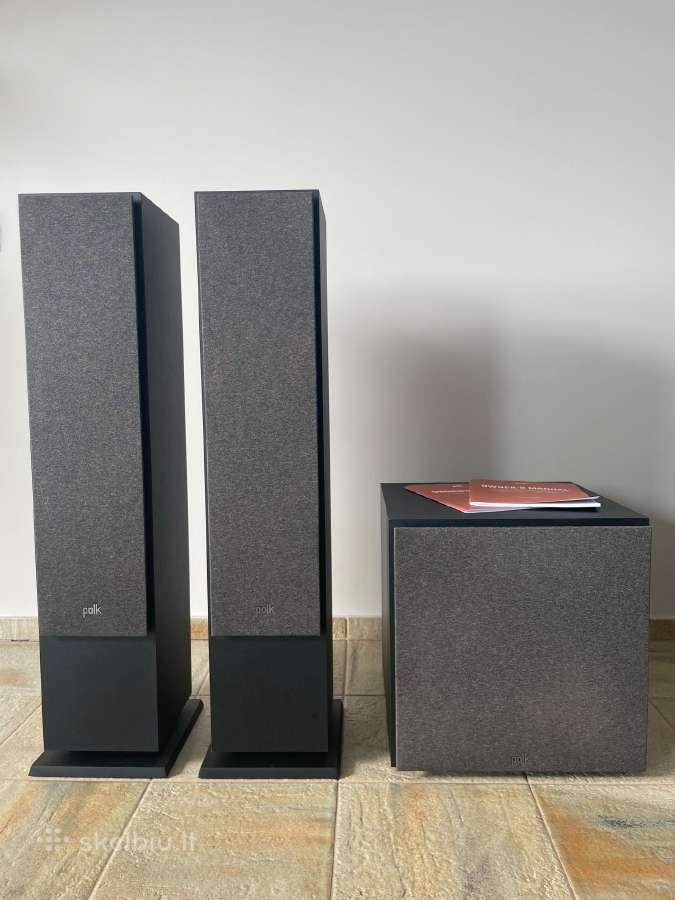 Polk Audio Xt60 ir Xt12 kolonėlių komplektas