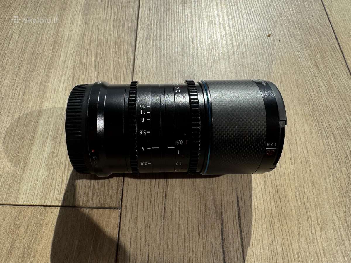 Sirui Anamorphic Lens Saturn 35mm 1.6x Sony Mount - nuotraukos Nr. 2
