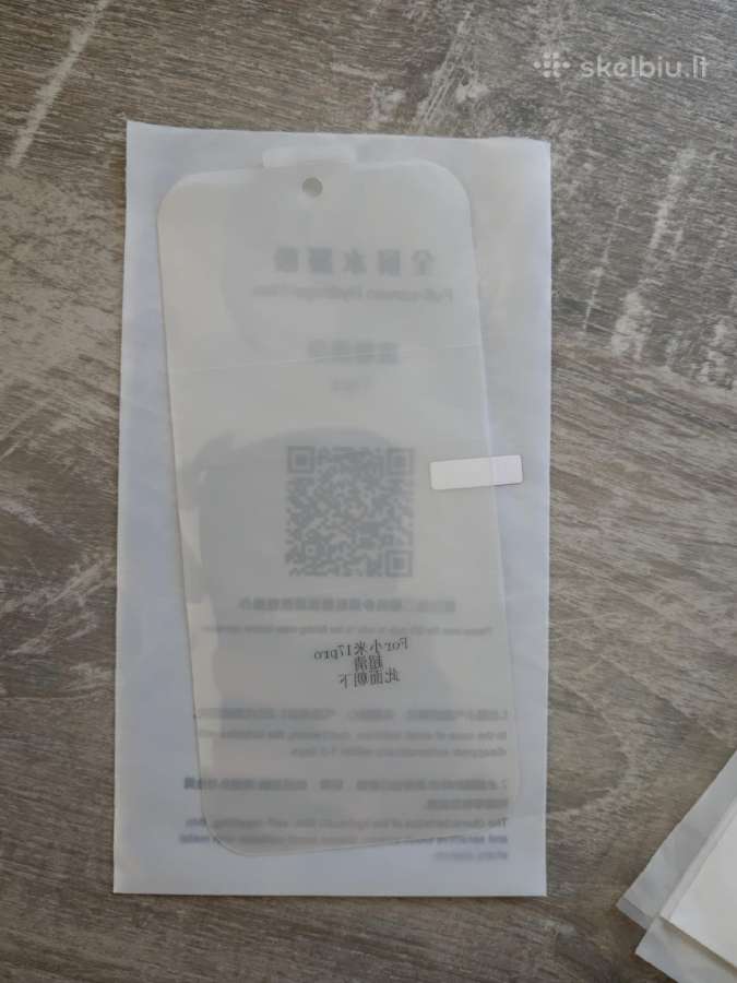 Xiaomi 17/17 pro ekrano pleveles