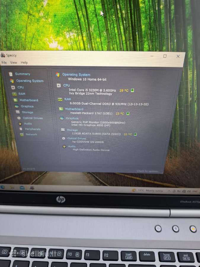Hp elitebook 8570p - nuotraukos Nr. 8