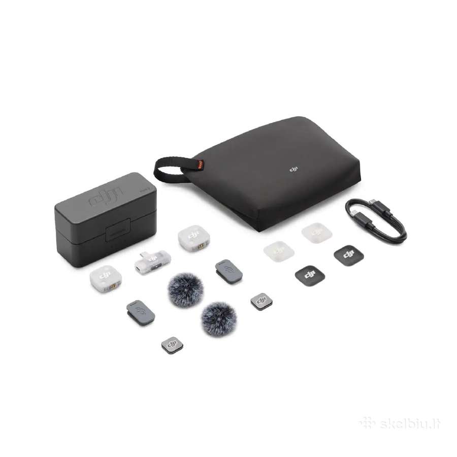 Dji Mic Mini 2 kaina 59€ Mikrofonai Naujiena - nuotraukos Nr. 11