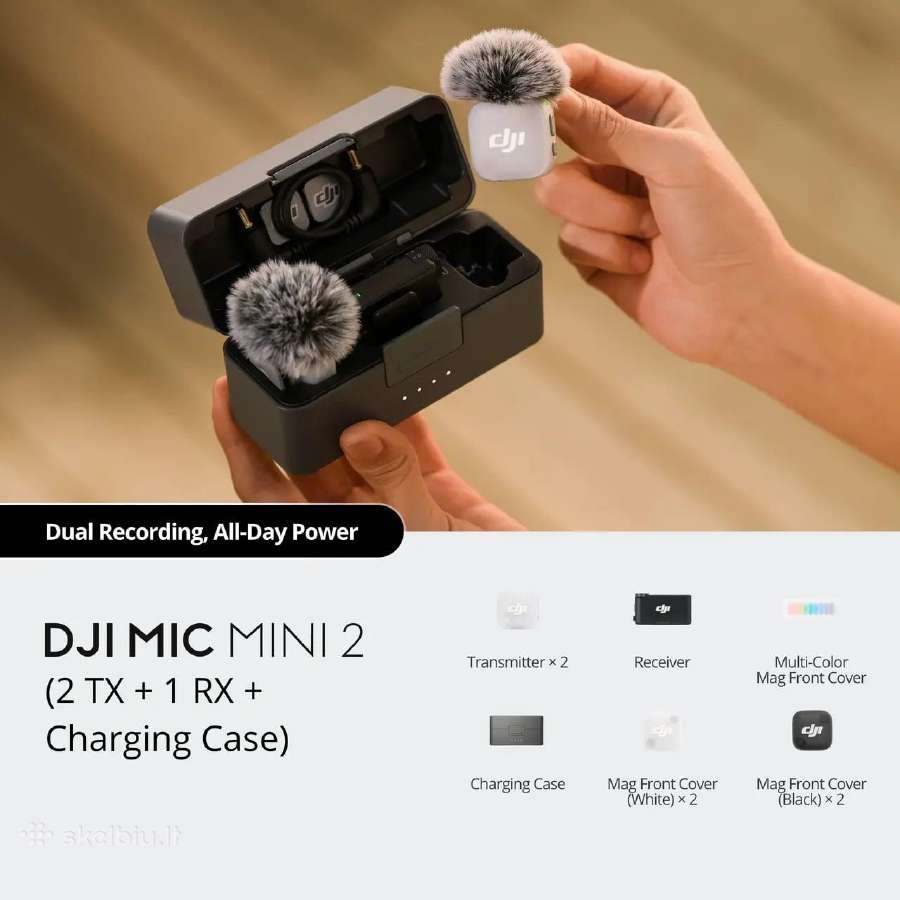 Dji Mic Mini 2 kaina 59€ Mikrofonai Naujiena - nuotraukos Nr. 17