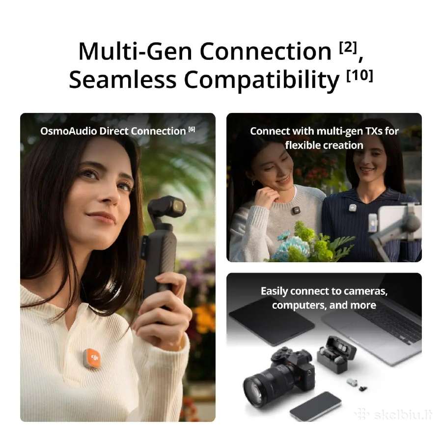 Dji Mic Mini 2 kaina 59€ Mikrofonai Naujiena - nuotraukos Nr. 21