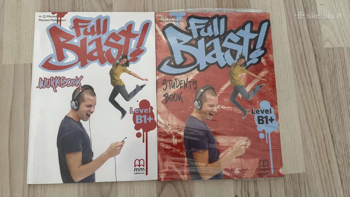 Full blast Mokinio knyga ir pratybų sąsiuvinis B1+