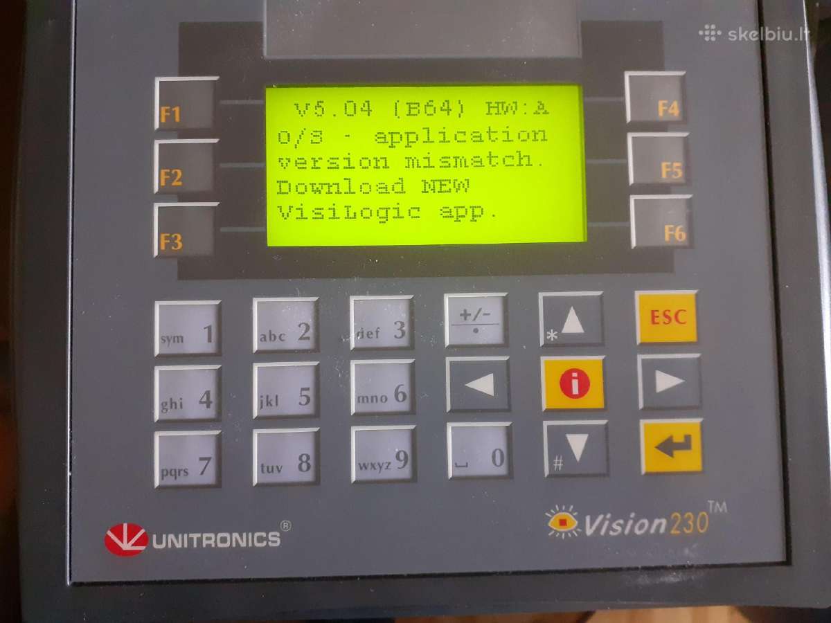 Valdymo kontroleris Unitronics Vision 230