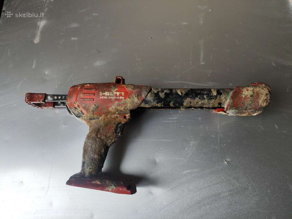 Akumuliatorinis klijų švirkštas hilti 500-a22 - nuotraukos Nr. 3