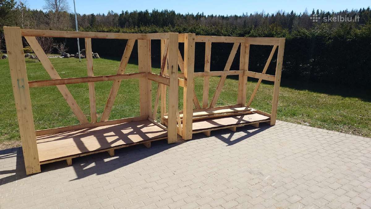 Medinė paletė, karkasas - nuotraukos Nr. 5