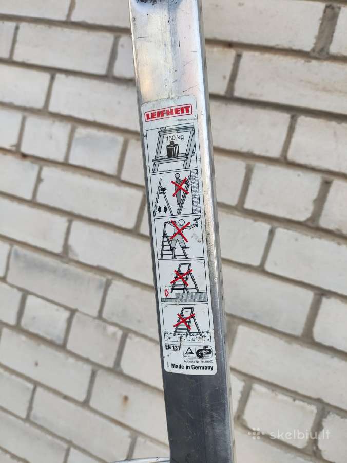 6 pakopų kopečios Leifheit - nuotraukos Nr. 3