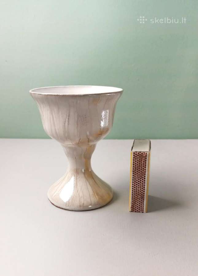 Keraminė žvakidė, 9,5cm aukštis - nuotraukos Nr. 2