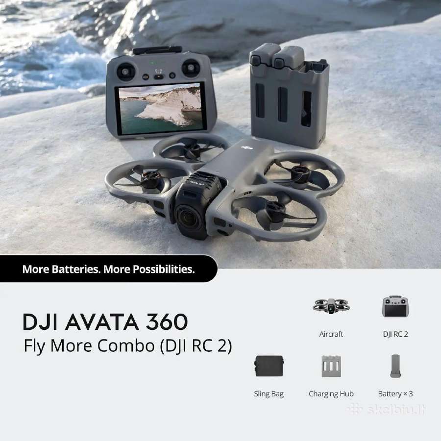 Dji Avata 360 Fly More Combo Rc2 -Dovana 939 €