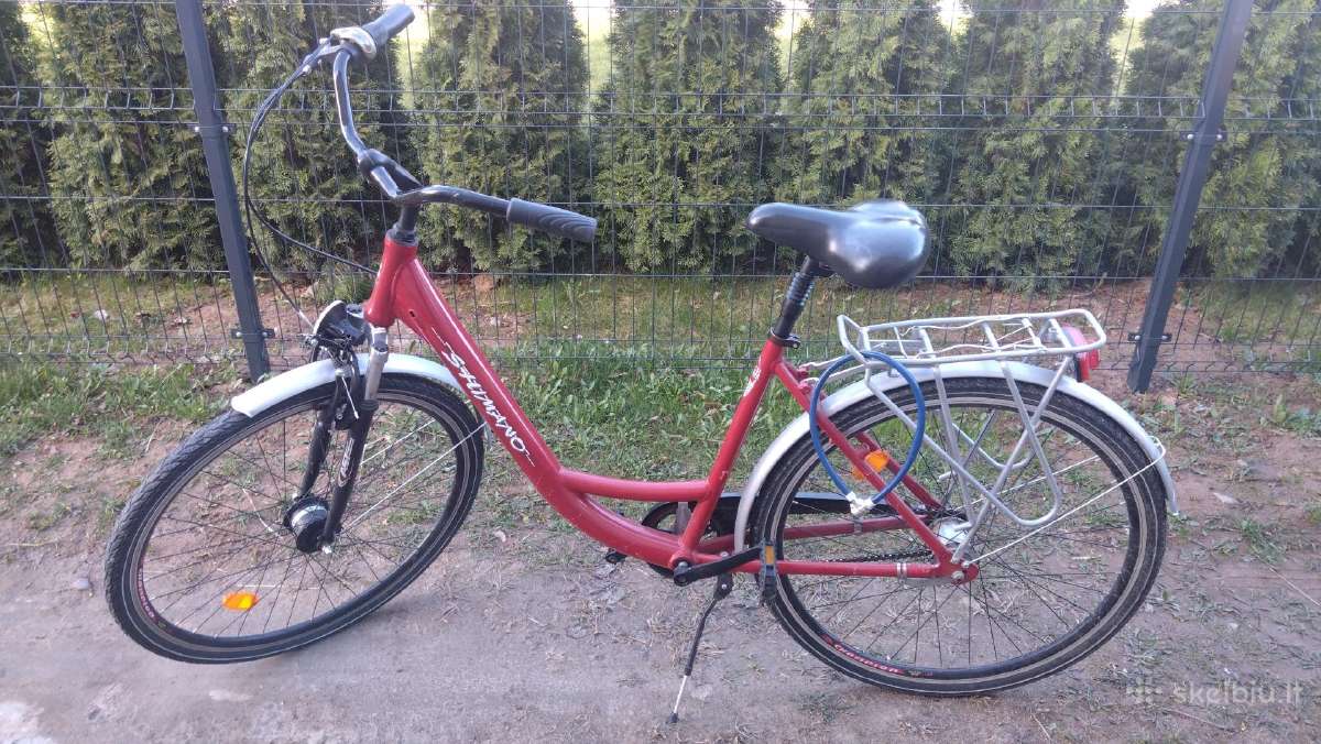 Moteriškas miesto dviratis Shimano 7 pavarų