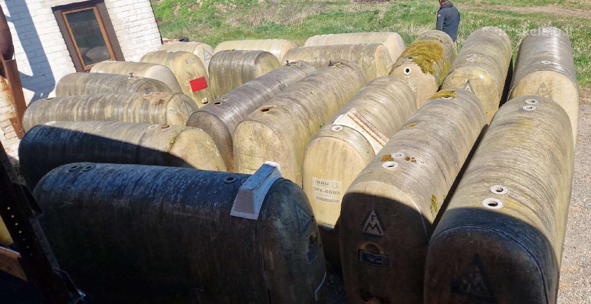 Stiklo audinio talpos tinka užkasimui po žeme