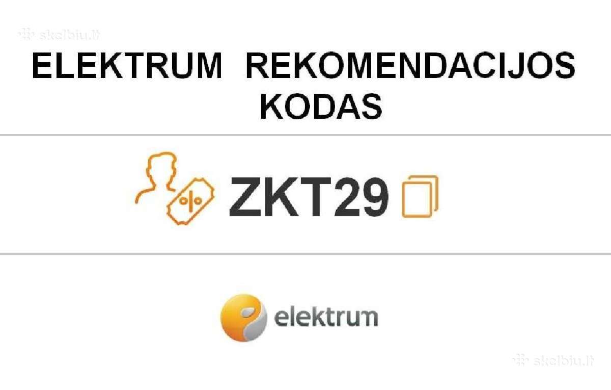 Elektrum Kodas Zkt29 15€ Dovana (Rekomendacija) - nuotraukos Nr. 2