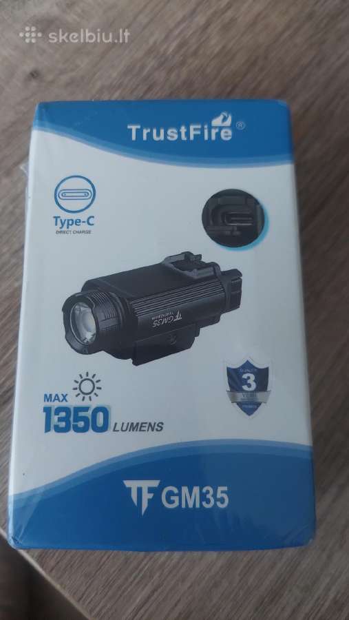 Pistoleto prožektorius Trustfire Gm 35 - nuotraukos Nr. 2