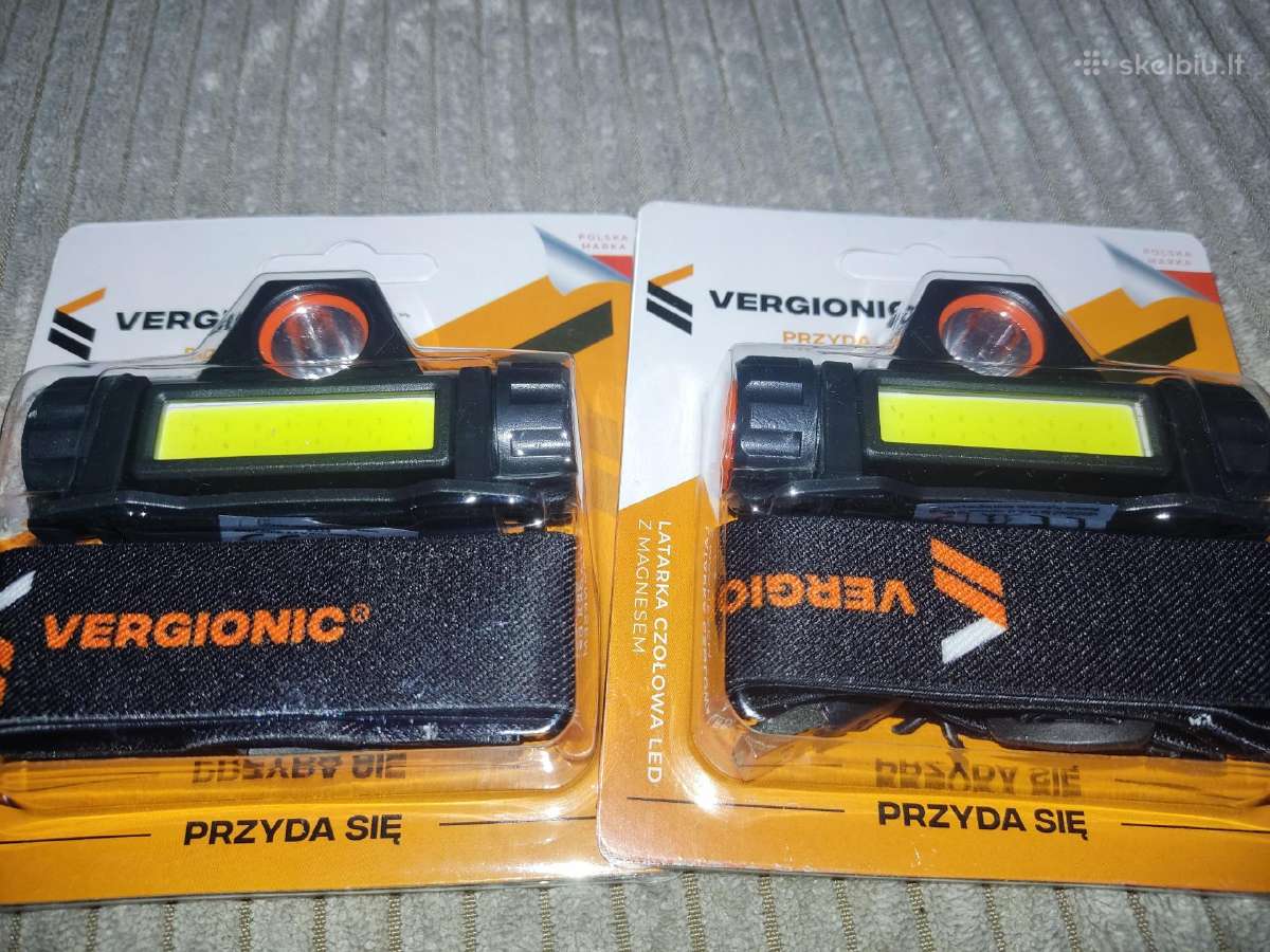 LED galvos žibintas 2vnt - nuotraukos Nr. 2