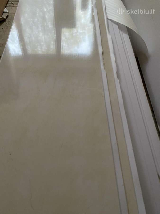 Plastikinės vidaus dailylentės, Pvc, 9 vnt, 5.95m2 - nuotraukos Nr. 3