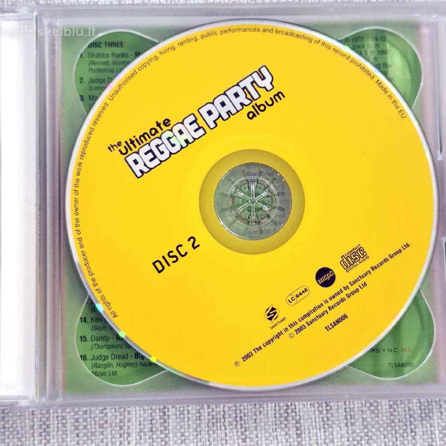 The Ultimate Reggae Party Album (3 x CD, rinkinys) - nuotraukos Nr. 4