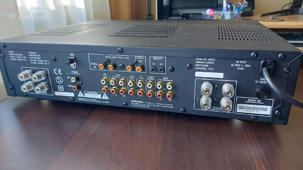 Stiprintuvas Harman Kardon Hk670 - nuotraukos Nr. 4