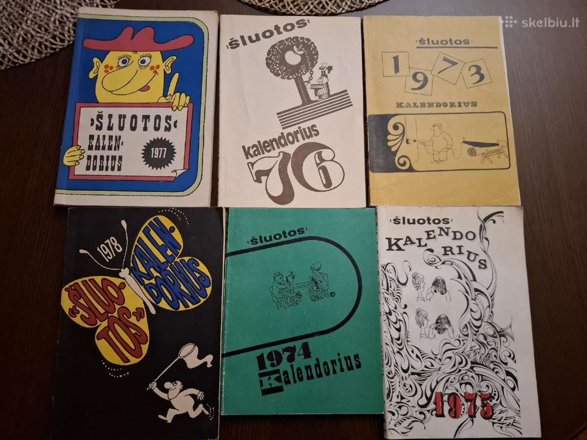 Šluotos kalendorius 1973-1978