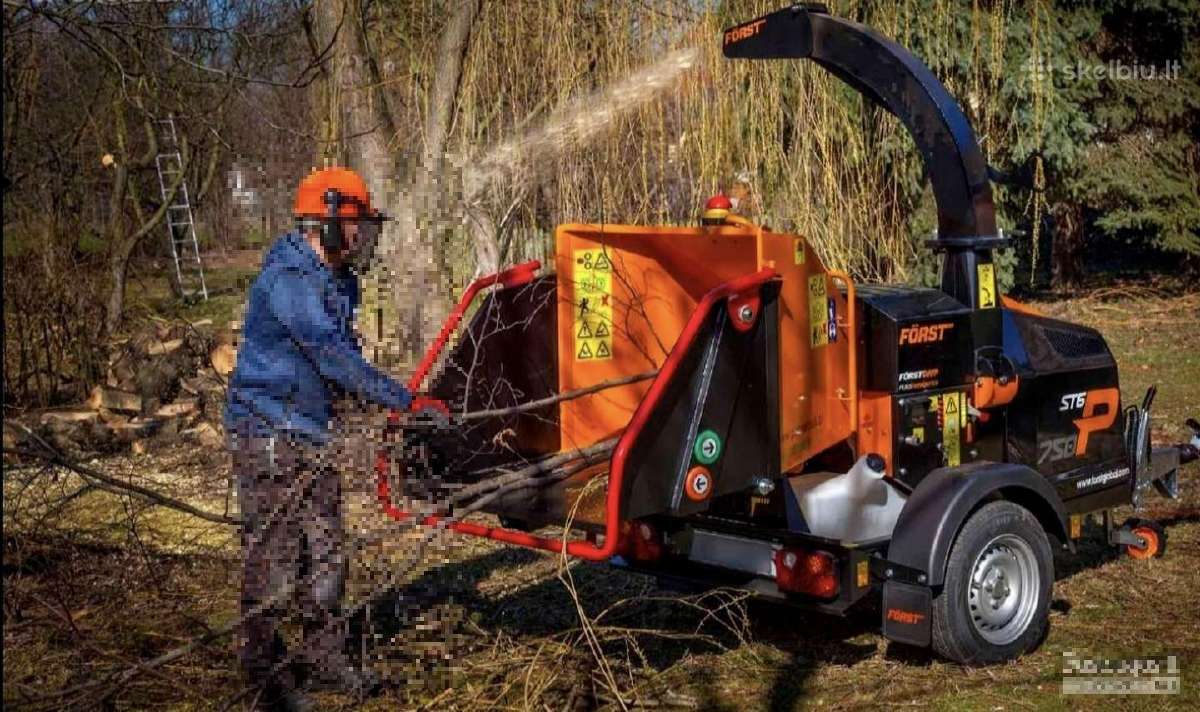Sklypų valymas, krūmų, medžių kirtimas, pjovimas