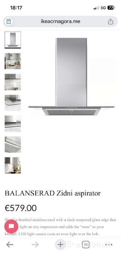 Ikea Balanserad gartraukis