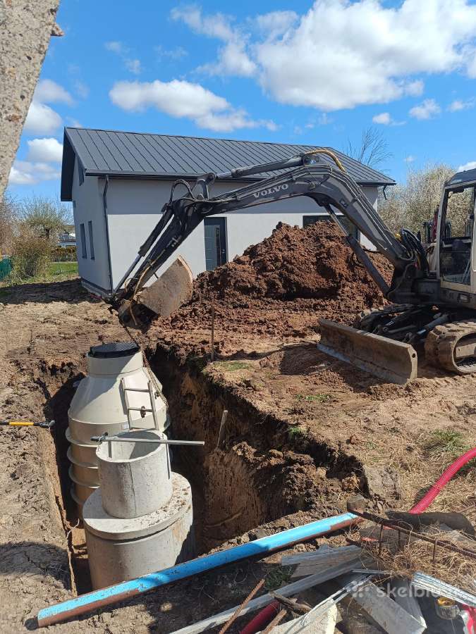 Ekskavatoriaus paslaugos-žemės ir statybos darbai - nuotraukos Nr. 18
