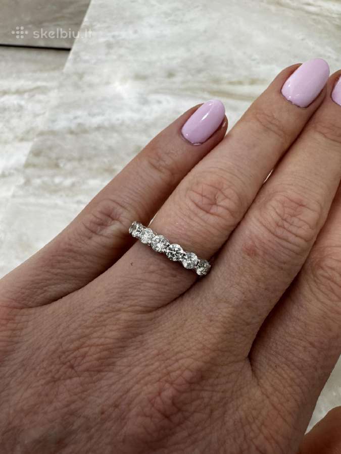 1.16ct natūralių deimantų žiedas (vs–si) 585 bal