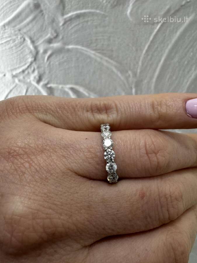 1.16ct natūralių deimantų žiedas (vs–si) 585 bal - nuotraukos Nr. 2