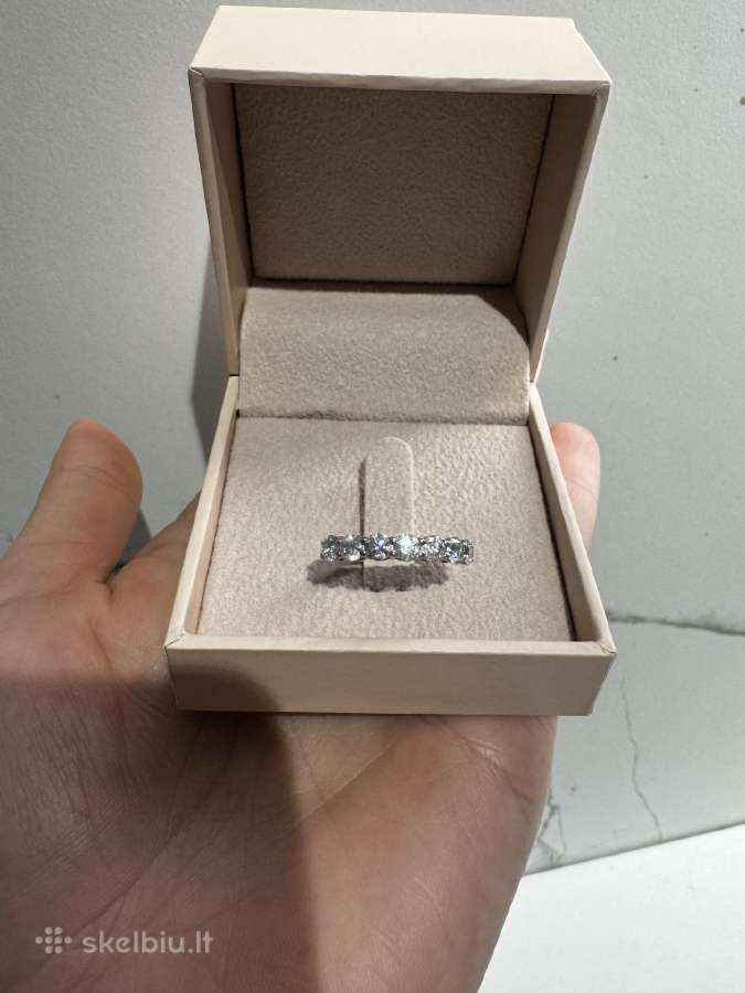 1.16ct natūralių deimantų žiedas (vs–si) 585 bal - nuotraukos Nr. 4